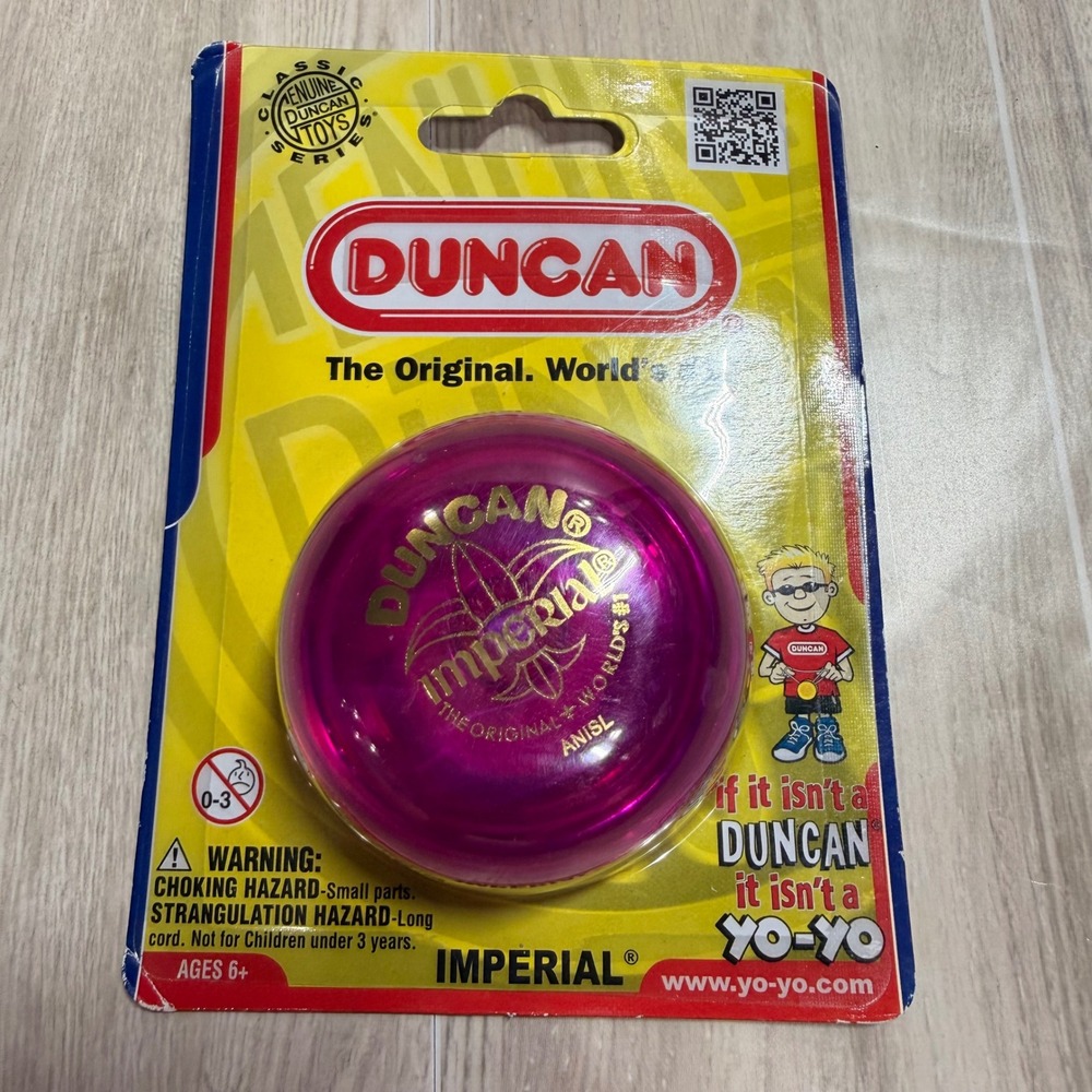 Duncan Imperial Yo-Yo Translucent Pink Magenta‎ Classic Looping Toy New 2013